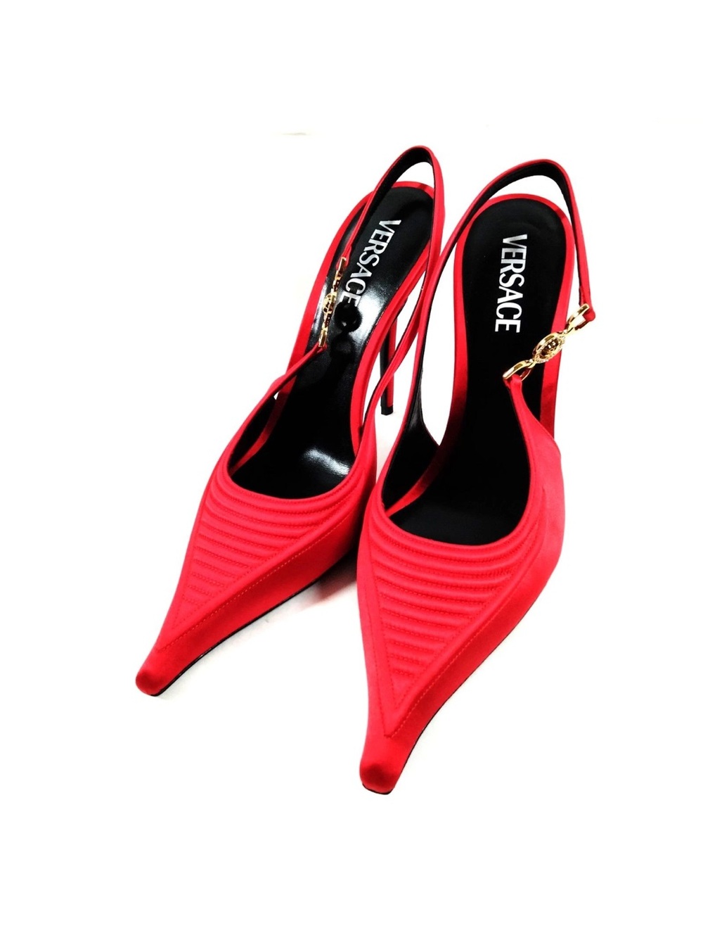 Versace Pumps Women Reds Suede Size 40